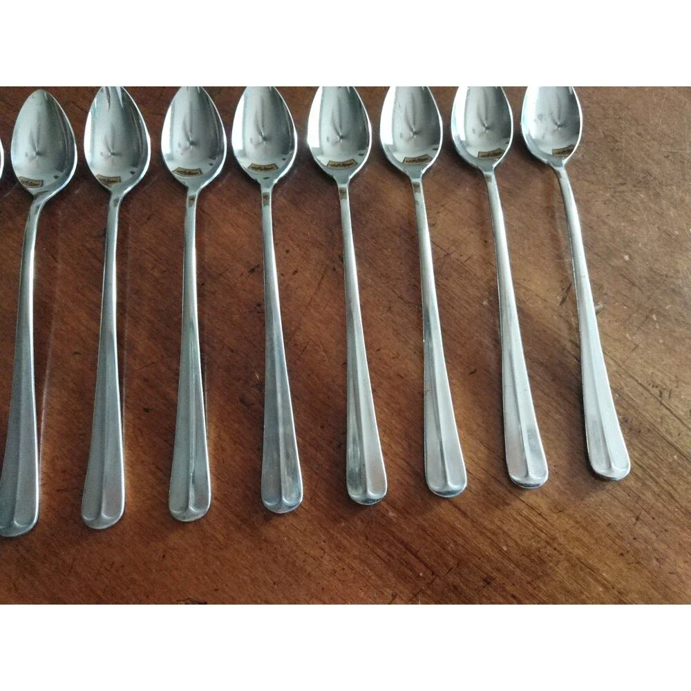 Lot 10x Gran Royale Stainless Iced Tea Spoon 7.3